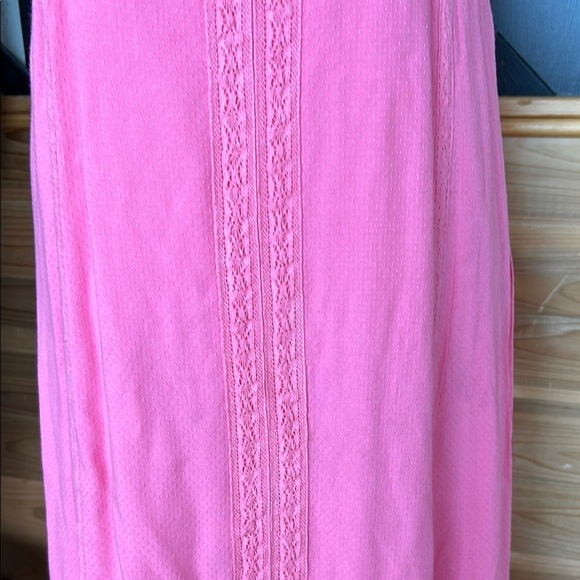 💕New Saltwater maxi dress Pink V-Neck size large New - Picture 6 of 16